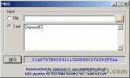 DiamondCS MD5 screenshot